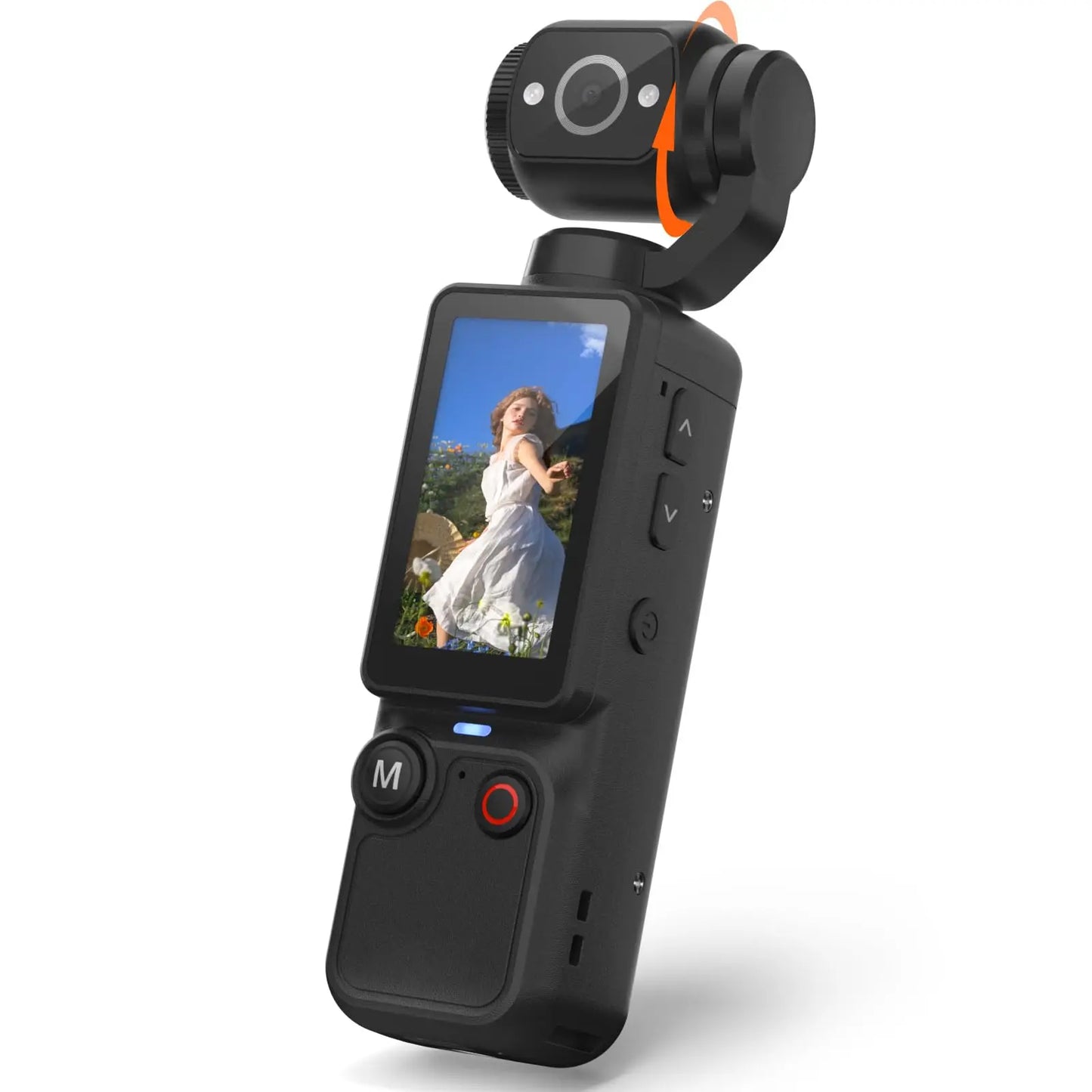 2026 New Portable 1MP Digital Camera with 4K Video, 16x Zoom & 180° Rotating Lens - Night Mode, Autofocus, Flash - Supports 32GB SD Card, 2000mAh Battery - Ideal Halloween Christmas Gift - Perfect for Travel & Portraits