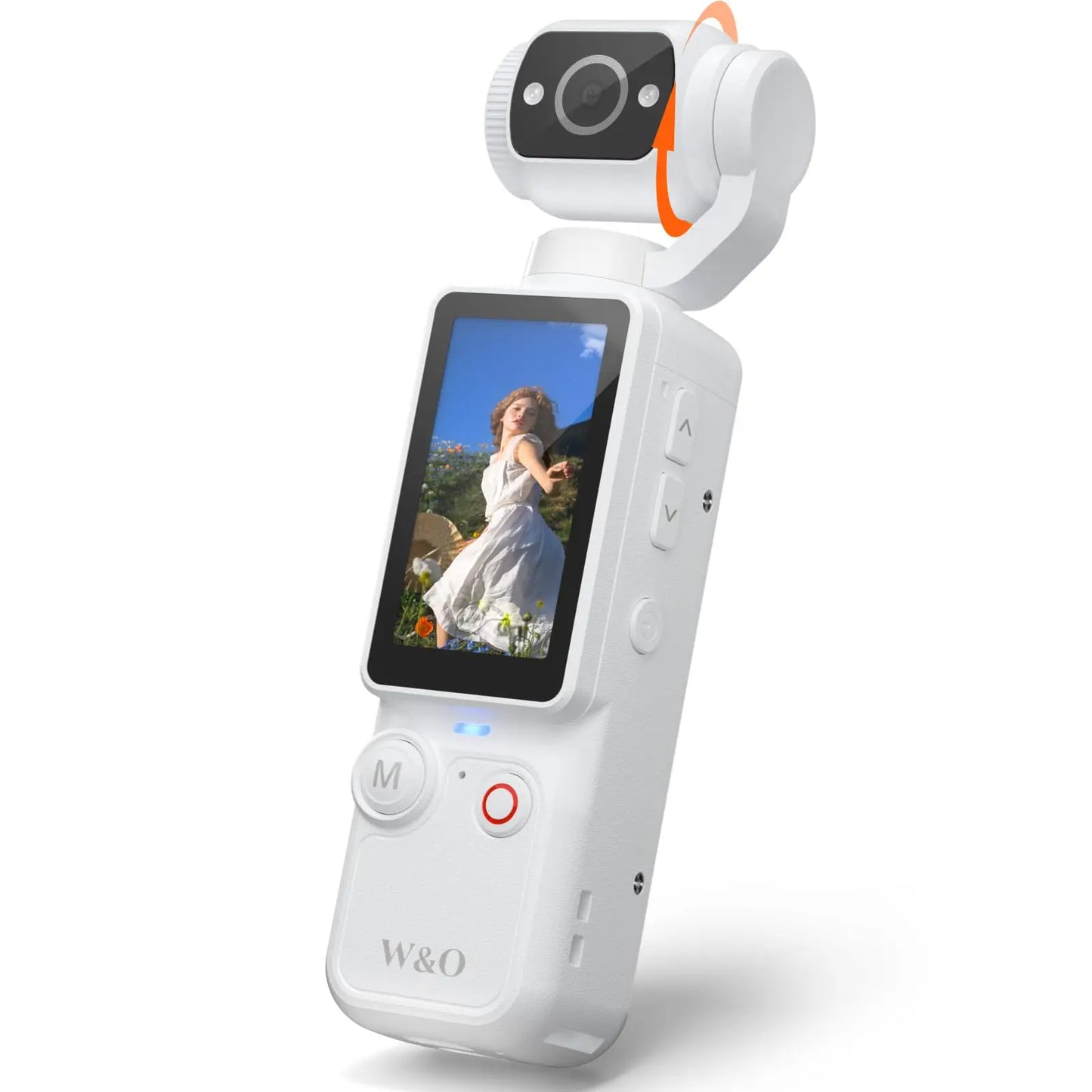 2026 New Portable 1MP Digital Camera with 4K Video, 16x Zoom & 180° Rotating Lens - Night Mode, Autofocus, Flash - Supports 32GB SD Card, 2000mAh Battery - Ideal Halloween Christmas Gift - Perfect for Travel & Portraits